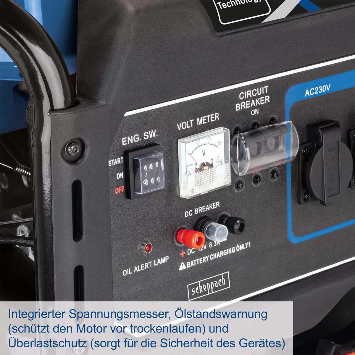 Scheppach trofazni agregat za struju SG7100X 5.5kW - Scheppach - SG7100X - Agregati za struju > Benzinski agregati - detalj 2