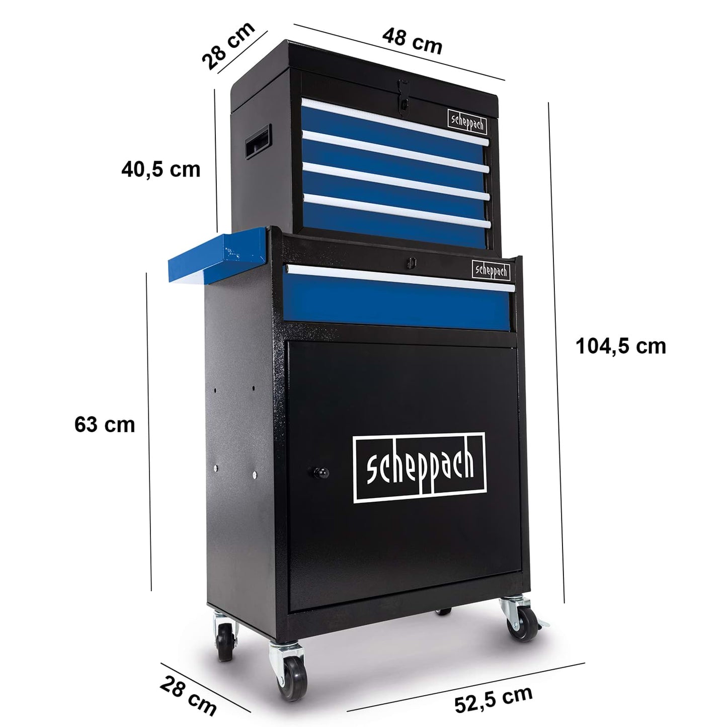 Scheppach SET kolica za alat sa 70 komada pribora TW1200 - Scheppach - TW1200 - Ručni alat > Torbe, koferi i kolica za alat