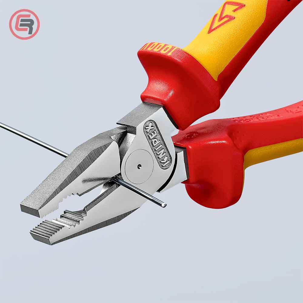Knipex Kliješta Kombinovana 200 mm / 1000V – 02 06 200 by Knipex 02 06 200 Izolovani Alat VDE 1000V - detalj 6