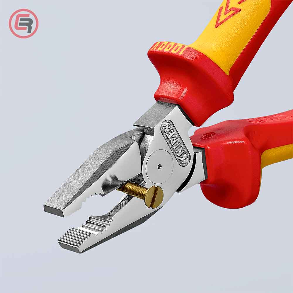 Knipex Kliješta Kombinovana 200 mm / 1000V – 02 06 200 by Knipex 02 06 200 Izolovani Alat VDE 1000V - detalj 7