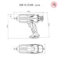 Metabo Odvijač Udarni Aku SSW 18 LTX 600 – 1/2″ (bez baterije i punjača) – 602198890 by Metabo 602198890 Aku Odvijači
