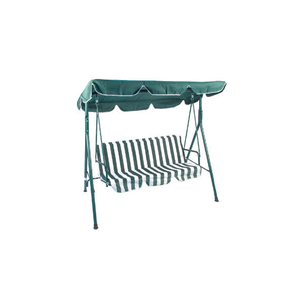 Bastenska ljuljaska trosed SMALL (MYKONOS) - zeleno/bela