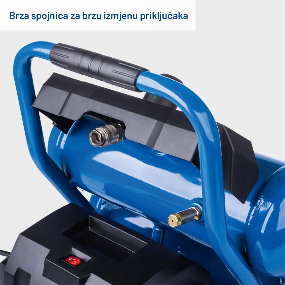 Scheppach bezuljni kompresor za vazduh HC10-Twin - Scheppach - HC10-Twin 7.5 litara - Kompresori i zračni alat > Kompresori