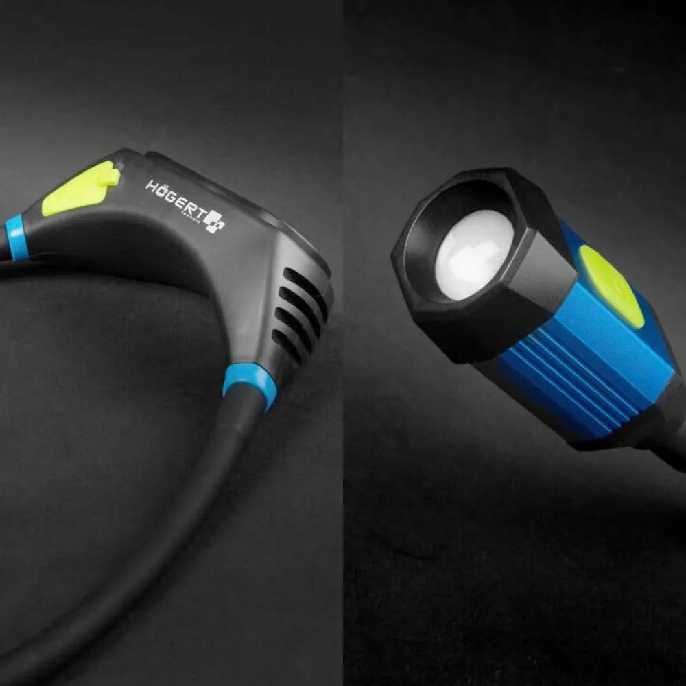 HOEGERT LED lampa fleksibilna magnetna za vrat 3.7V 2000mAh 6500K 300lm – HT1E429 - Hoegert - HT1E429 - Elektro alati >