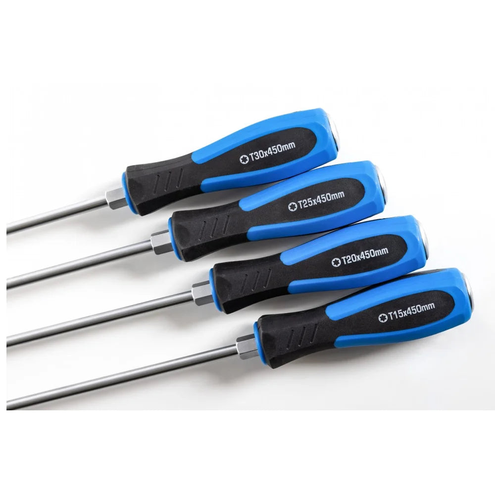 HOEGERT 4-dijelni set dugih torx odvijača udarnih T15-T30 HT1S079 - Hoegert - HT1S079 - Ručni alat > Torx - detalj 3