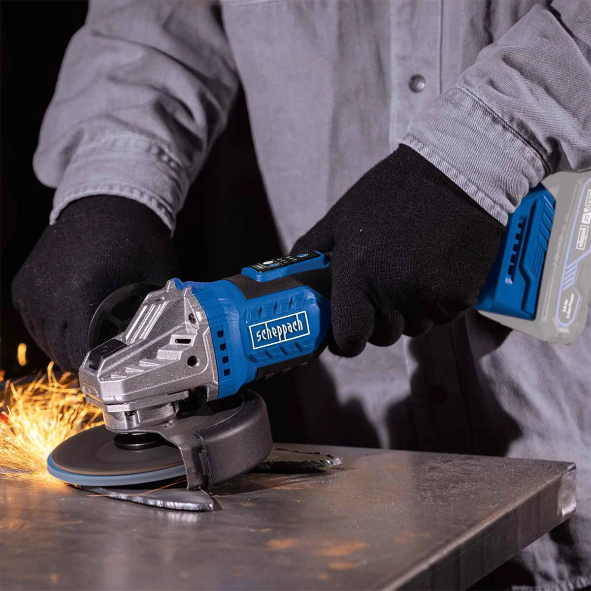 Scheppach aku ugaona kutna brusilica Brushless IXES BC-AG125-X – Solo - Scheppach - BC-AG125-X - Akumulatorski alati > Aku