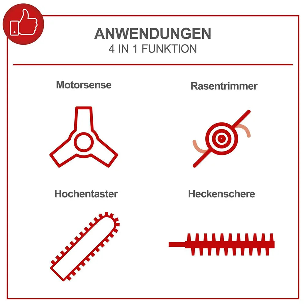 Scheppach motorni multifunkcionalni trimer MFH5300-4BP 1.8 KS - Scheppach - MFH5300-4BP - Vrt i poljoprivreda >