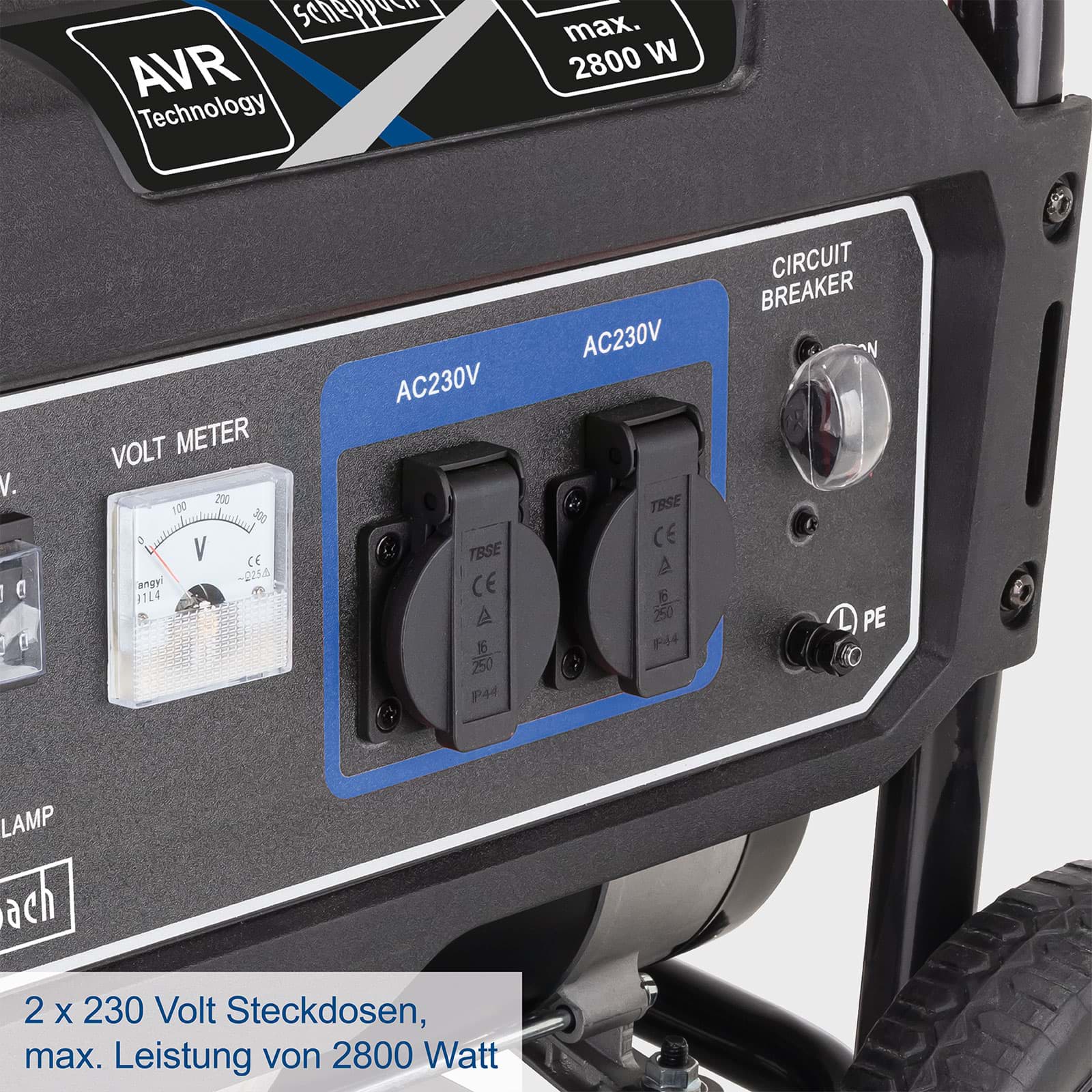 Scheppach agregat za struju SG3200x 2.8kW - Scheppach - SG3200x - Agregati za struju > Benzinski agregati - detalj 3