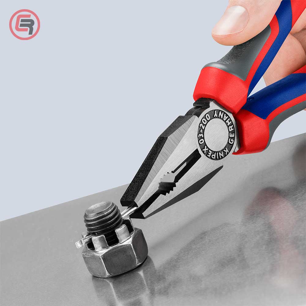 Knipex Kliješta Kombinovana 200 mm – 03 02 200 by Knipex 03 02 200 Kliješta - detalj 6