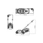 Elektricna kosacica VILLY 1200 P - Električne kosačice - SKU 033467