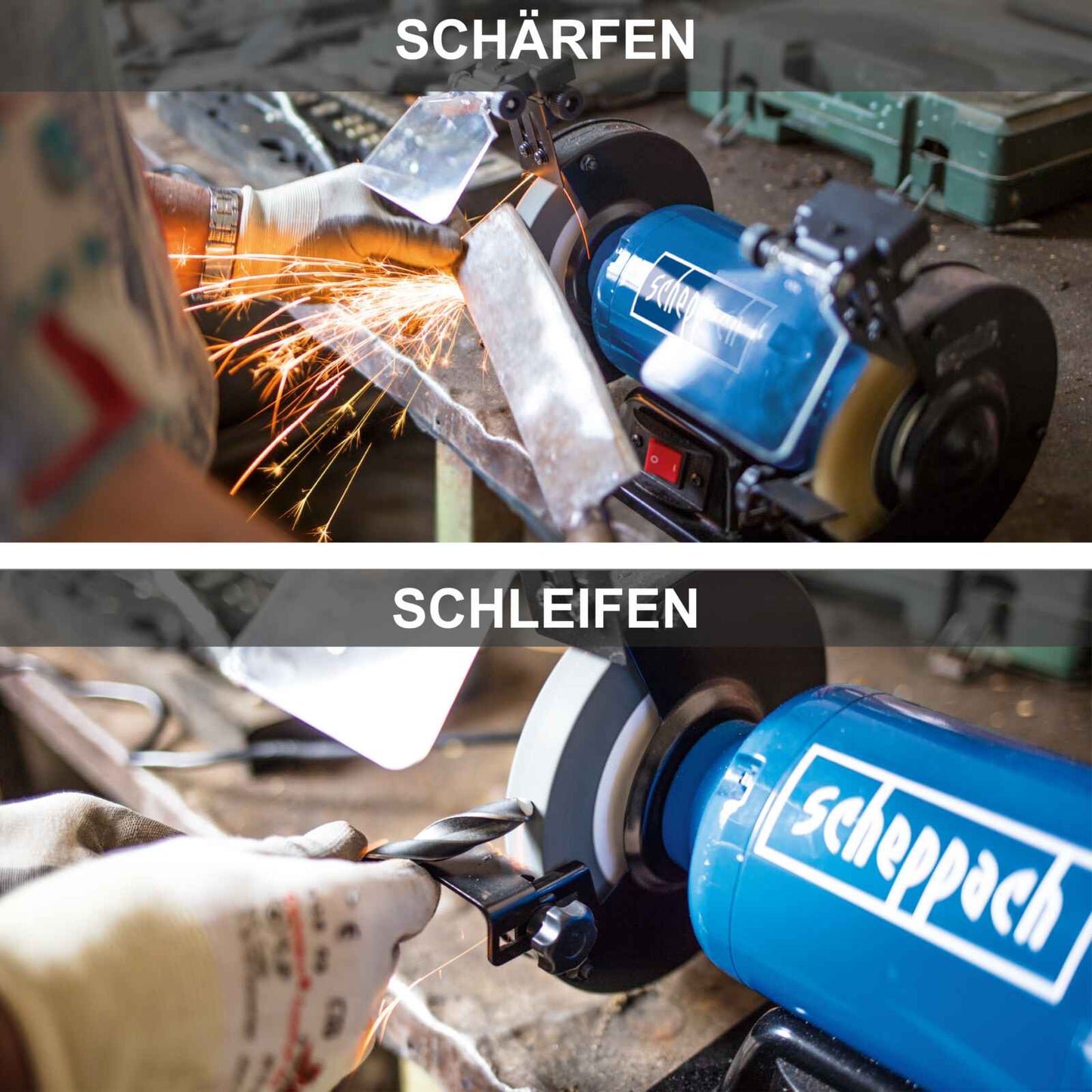 Scheppach stona dvostrana brusilica SM150L - Scheppach - SM150L - Elektro alati > Brusilice > Stone brusilice - detalj 4