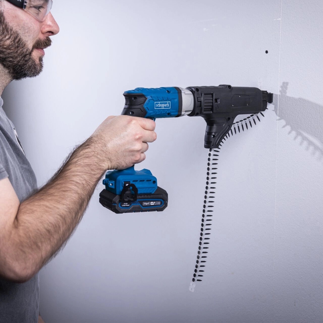 Scheppach aku zavrtač šauber Brushless IXES BC-DWD400MS-X Set S 1x2Ah - Scheppach - BC-DWD400MS-X Set S 1x2Ah