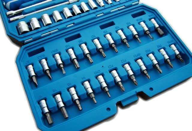 HOEGERT 46-dijelni set nasadnih ključeva 1/4″ HT1R416 - Hoegert - HT1R416 - Ručni alat > Gedore - nasadni ključevi - detalj 4