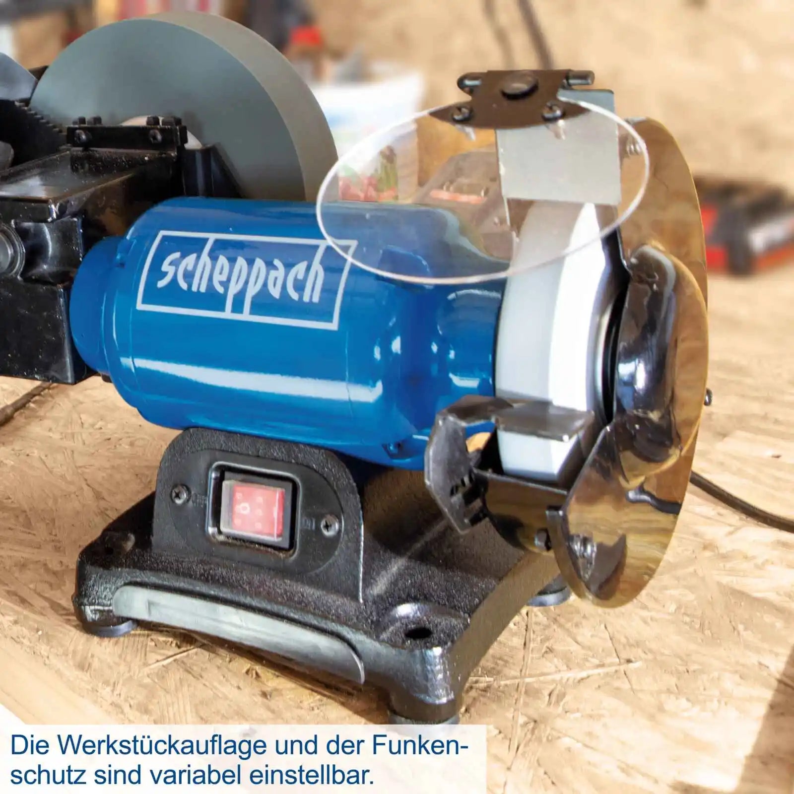 Scheppach stona brusilica suvo/mokro BG200W - Scheppach - BG200W - Elektro alati > Brusilice > Stone brusilice - detalj 4