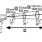 HOEGERT laserski termometar infracrveni -50°C/+550°C HT8G429 - Hoegert - HT8G429 - Mjerni uređaji > Termometri i vlagomjeri