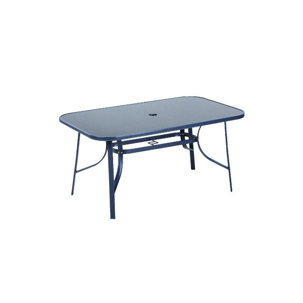 Bastenski sto crno/sivi - COMO - Metalni stolovi - SKU 041076
