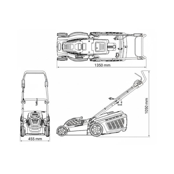 Elektricna kosacica VILLY 1800 P - Električne kosačice - SKU 041404