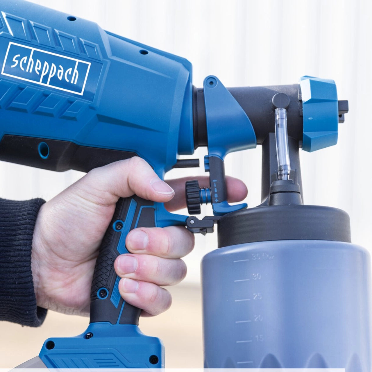 Scheppach aku pištolj šprica za farbanje IXES C-APS700-X Set S 1x2Ah - Scheppach - C-APS700-X Set S 1x2Ah - Elektro alati >