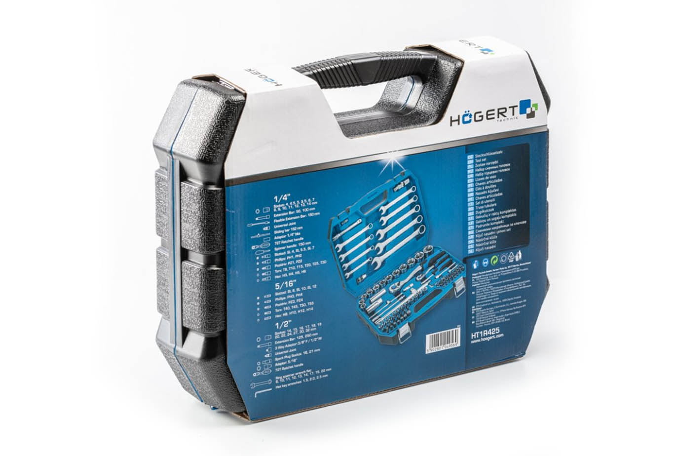 HOEGERT 85-dijelni set alata 1/4″ i 1/2″ HT1R425 - Hoegert - HT1R425 - Ručni alat > Gedore - nasadni ključevi - detalj 5