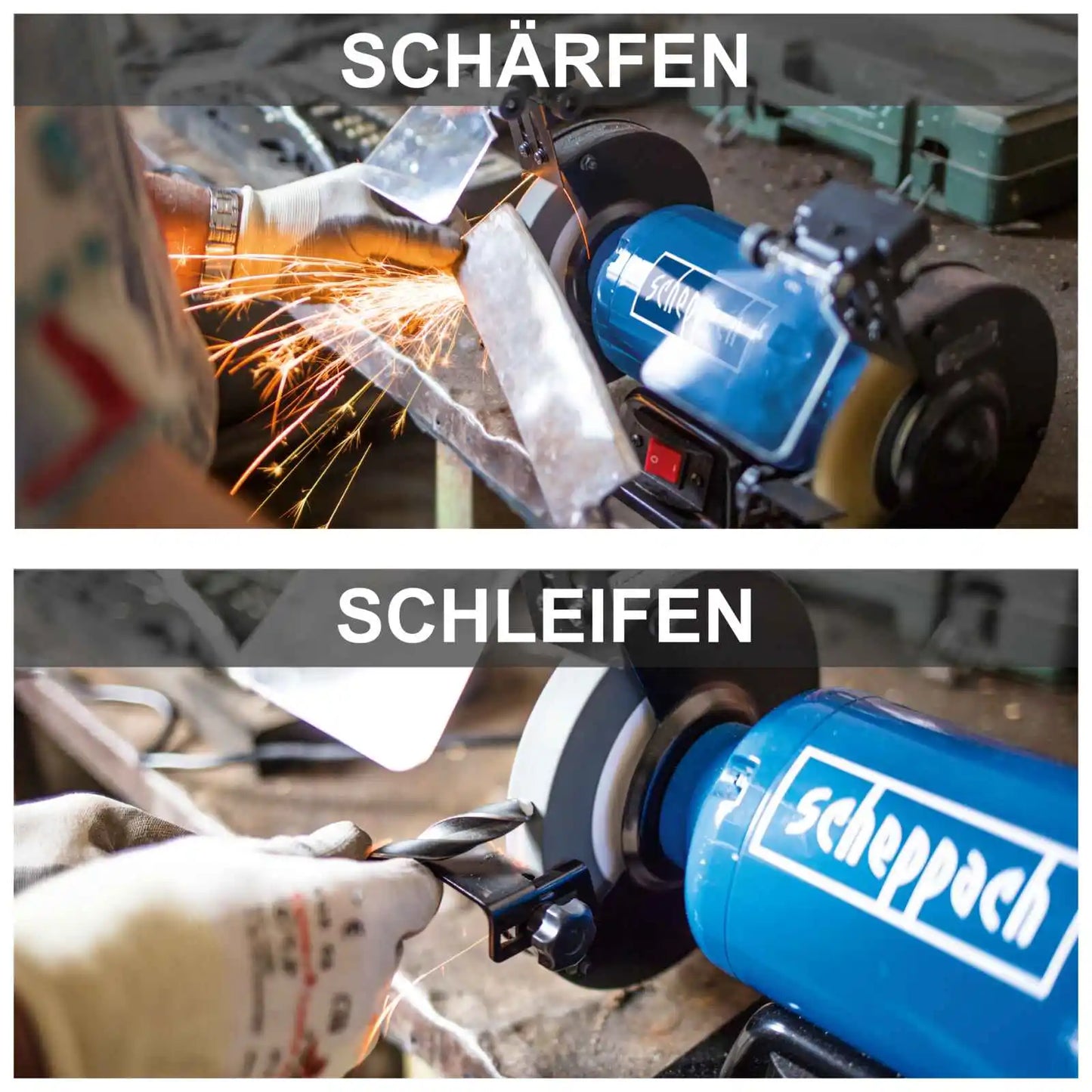 Scheppach stona dvostrana brusilica SM200LB - Scheppach - SM200LB - Elektro alati > Brusilice > Stone brusilice - detalj 5