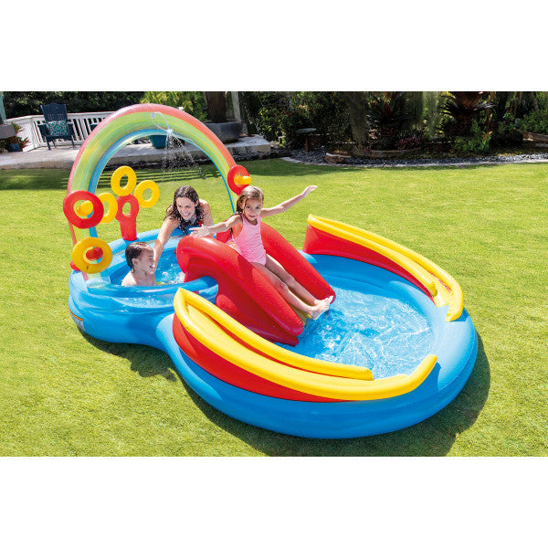 Dečiji bazen 2.97 x 1.93 x 1.35m Rainbow Ring Play Center - Bazeni za decu - SKU 050955