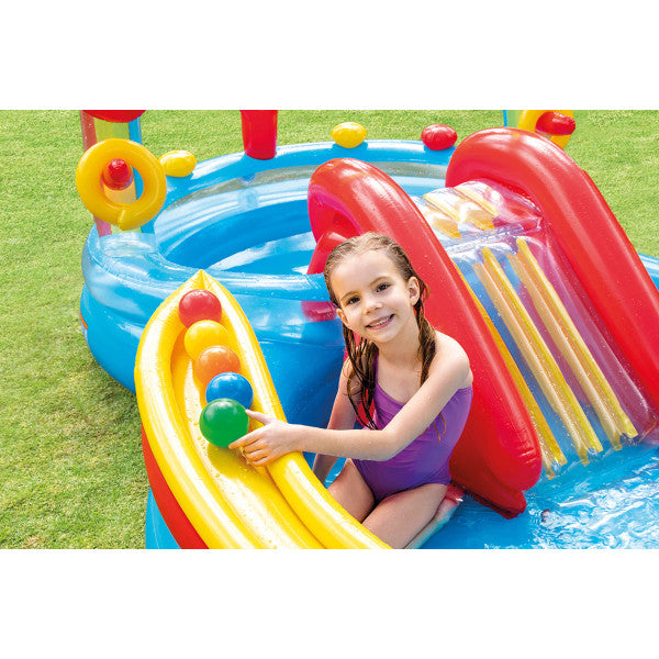 Dečiji bazen 2.97 x 1.93 x 1.35m Rainbow Ring Play Center - Bazeni za decu - SKU 050955