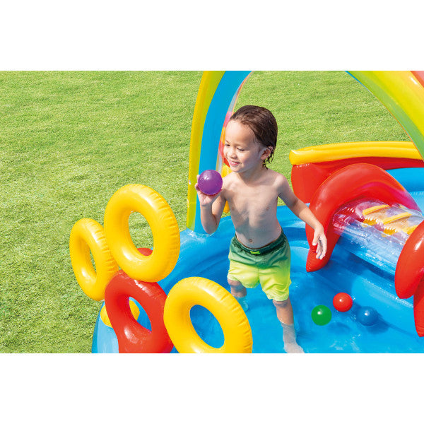 Dečiji bazen 2.97 x 1.93 x 1.35m Rainbow Ring Play Center - Bazeni za decu - SKU 050955