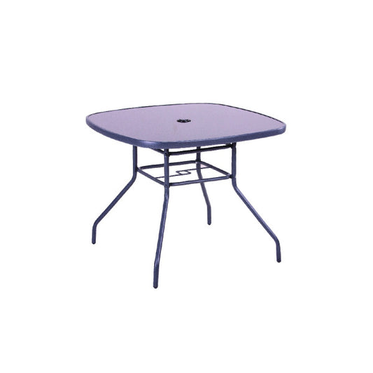 Green Bay FARO metalni sto 90 x 90 cm crna/tamno siva boja
