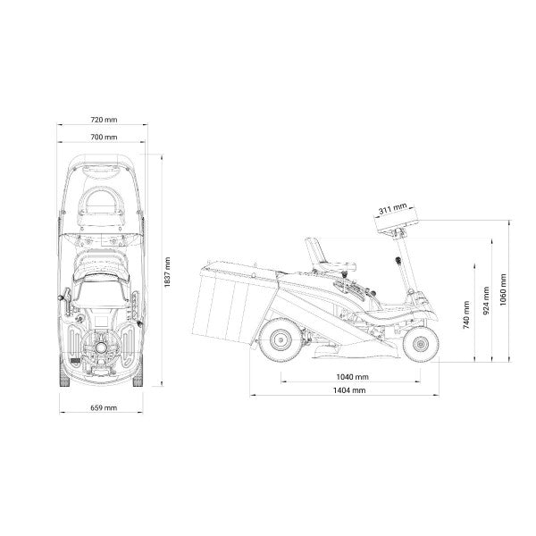 Traktor Villager (Rider) VTR 650 - Benzinski traktori - SKU 051438