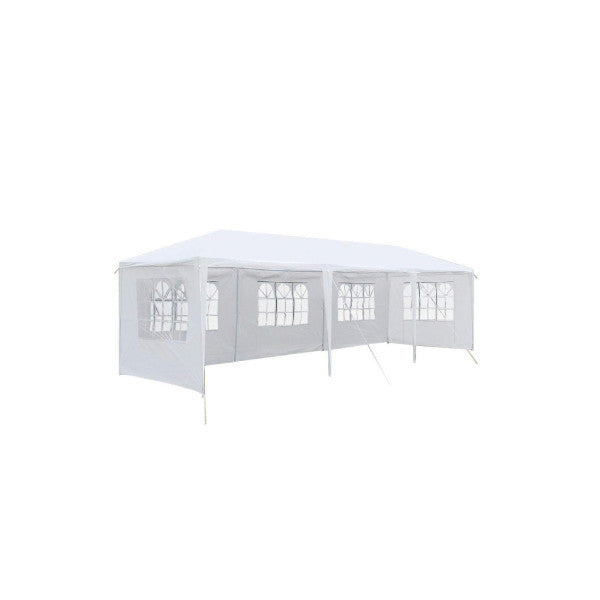 Tenda 3X9 sa bocnim stranama - bela - Suncobrani i tende - SKU 055433