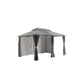 Metalna tenda gazebo BELIZE - siva - Suncobrani i tende - SKU 055682