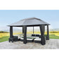 Metalna tenda gazebo BELIZE - siva - Suncobrani i tende - SKU 055682