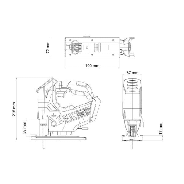 Fuse akumulatorska ubodna testera VLN 1120 - Fuse ubodne testere - SKU 056364