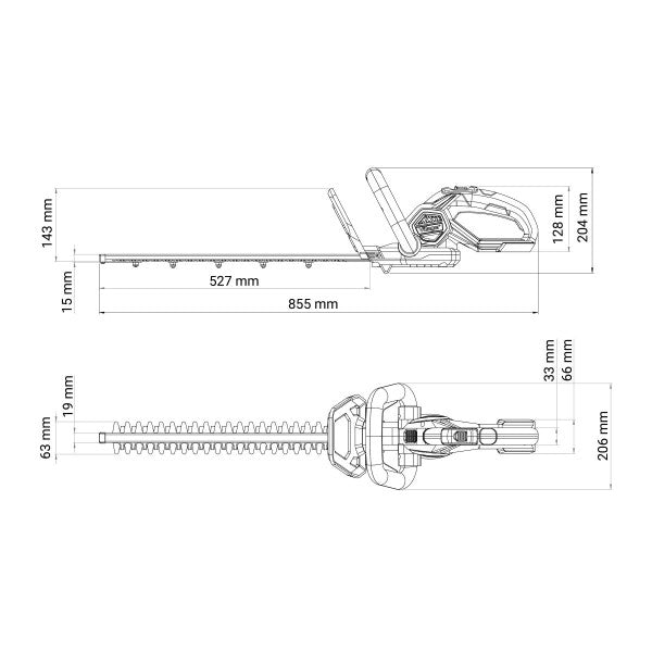 Fuse akumulatorski trimer za zivu ogradu VHT 4420 - Fuse trimeri za živu ogradu - SKU 056367