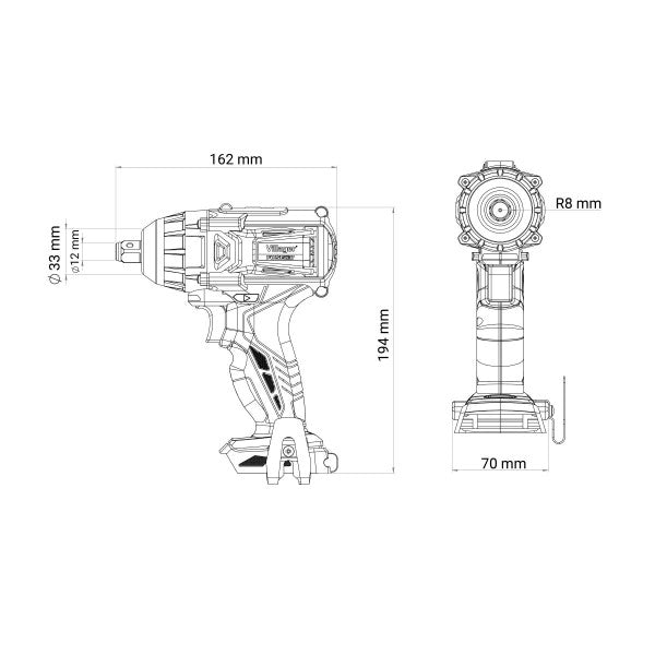 Fuse akumulatorski brushless udarni odvrtac VLP 5320 - Fuse udarni zavijači - SKU 058186