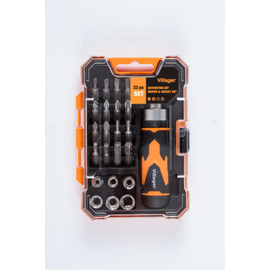Nastavci i gedore sa odvijacem - set 23 kom - Setovi alata - SKU 059884