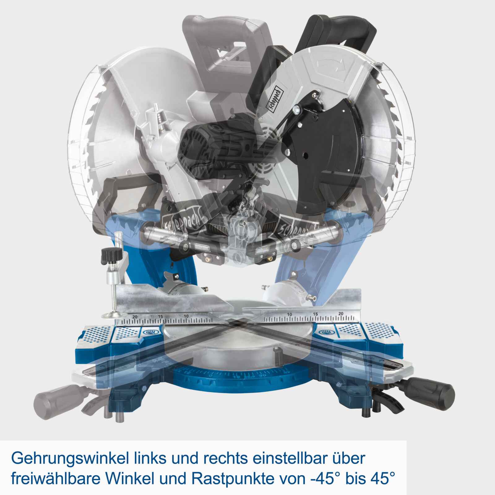 Scheppach preklopna potezna pila HM140L 305mm - Scheppach - HM140L - Stacionarne mašine > Potezne i nagibne testere-pile