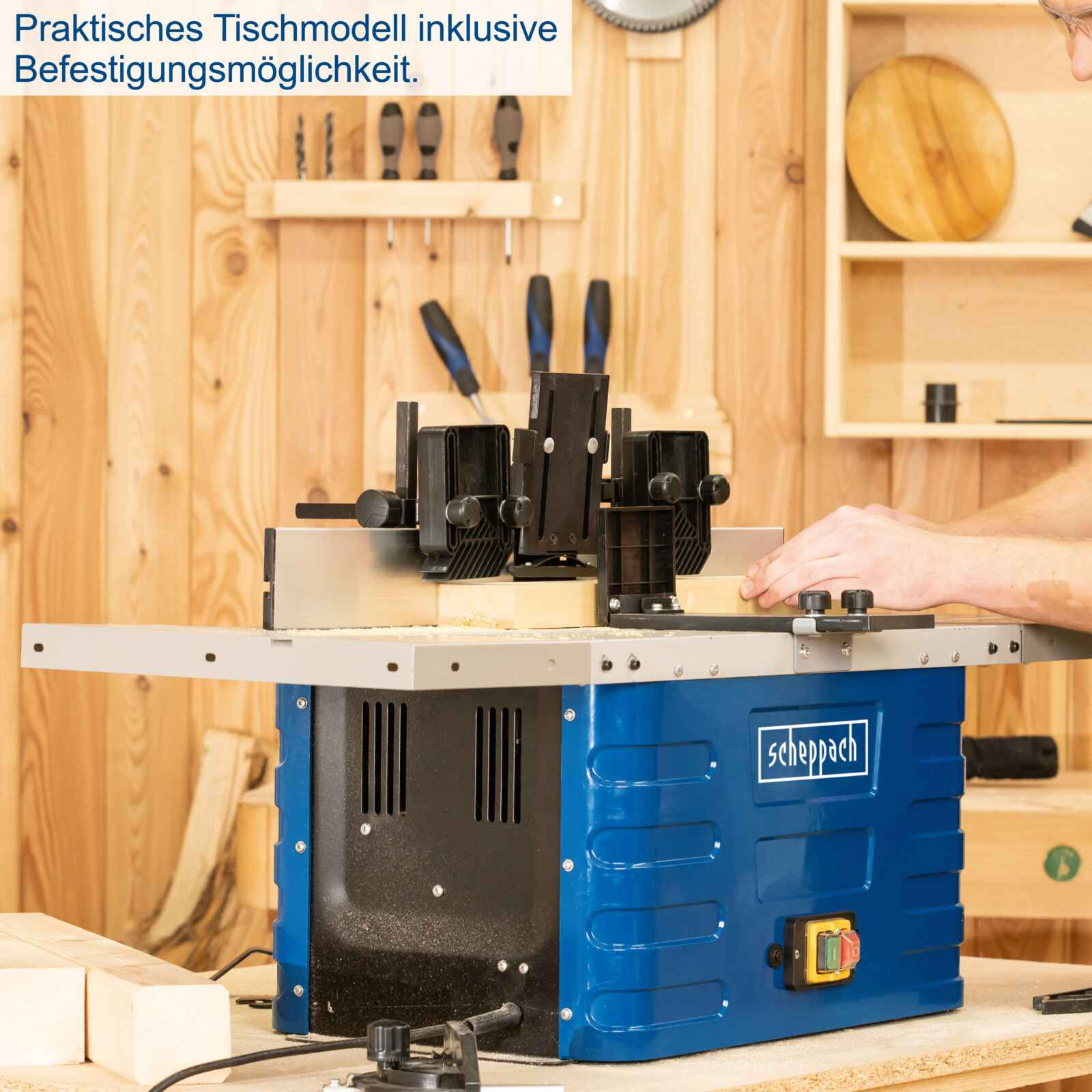 Scheppach stona stolna glodalica HF60 - Scheppach - HF60 - Elektro alati > Glodalice - detalj 6