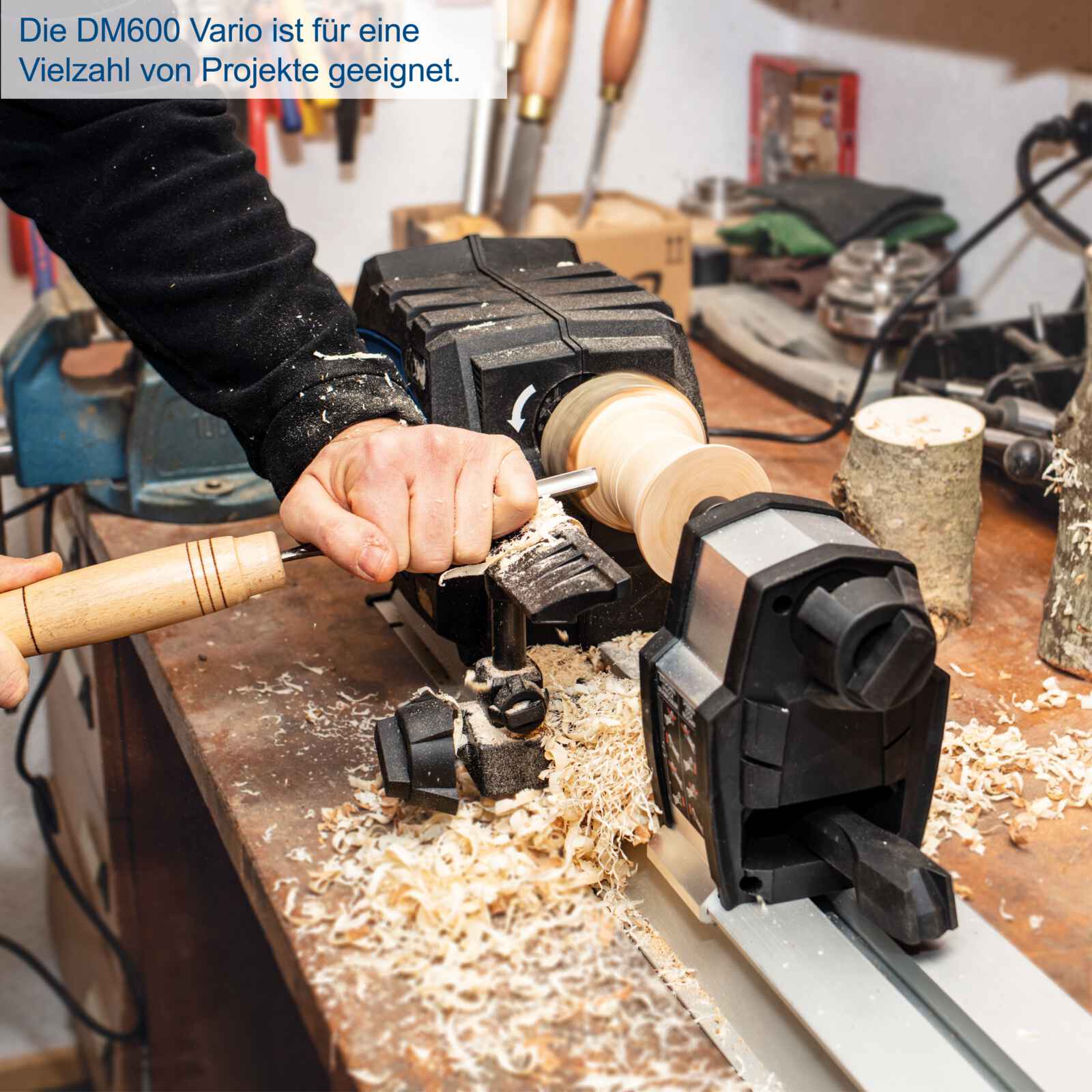 Scheppach mini strug za drvo DM600 VARIO - Scheppach - DM600 VARIO - Stacionarne mašine > Strugovi - detalj 6