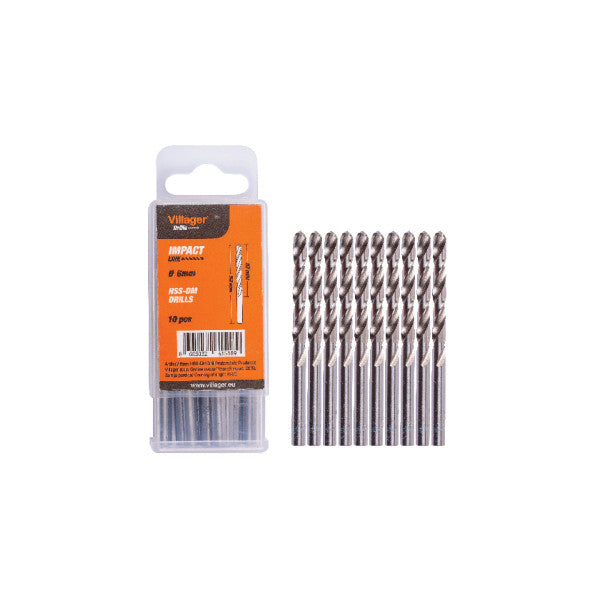 BURGIJA ZA METAL VILLAGER IMPACT LINE HSS-DM 10 mm 5/1 - Burgije za metal - SKU 062697