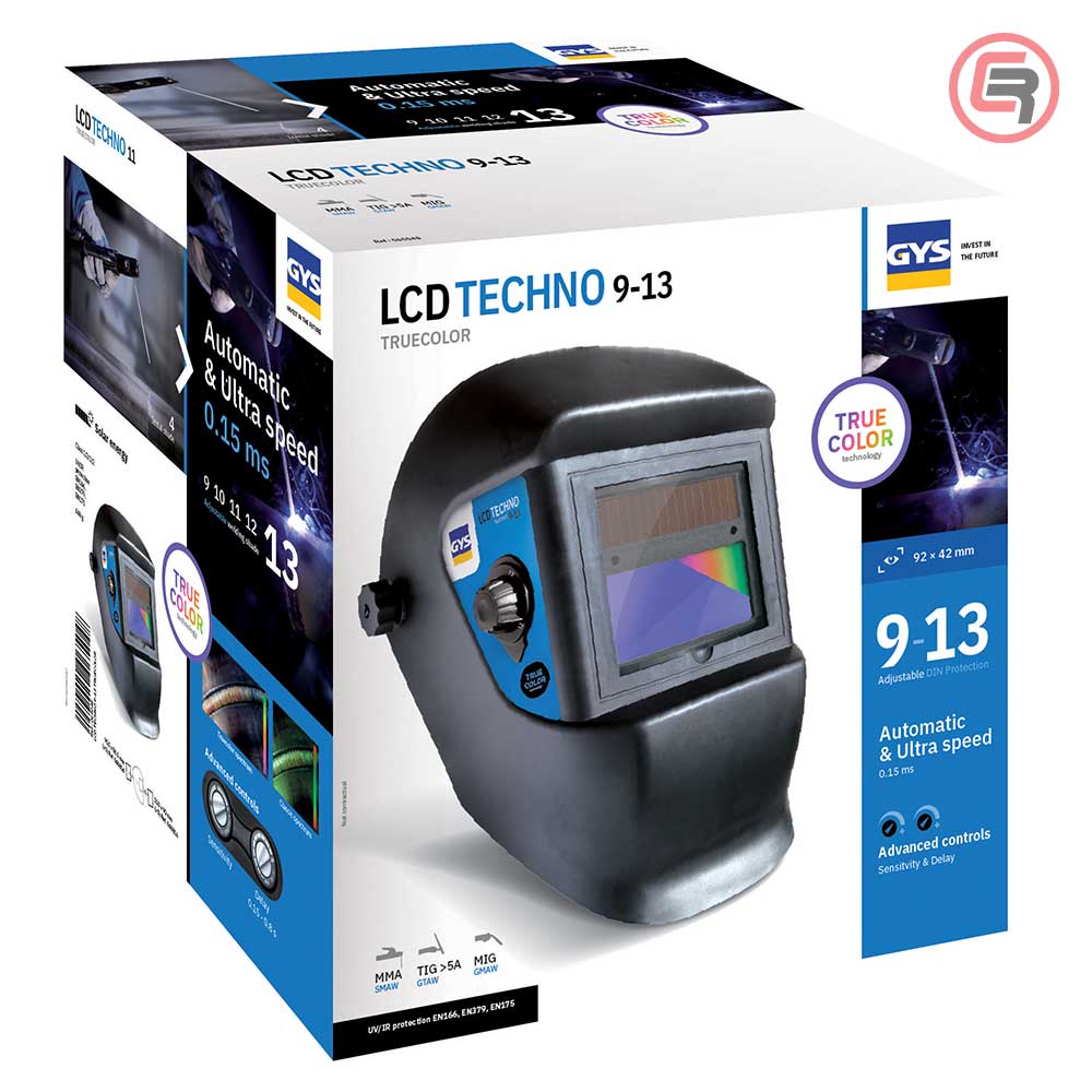 Gys Maska Za Zavarivanje Automatska LCD Techno 9/13 True Color – 065048 by Gys 065048 Pribor Za Zavarivanje - detalj 5