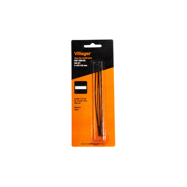 Testere za  modelarsku testeru ssv 7050  rs pakovanje set 5/1 p-15t-133 mm