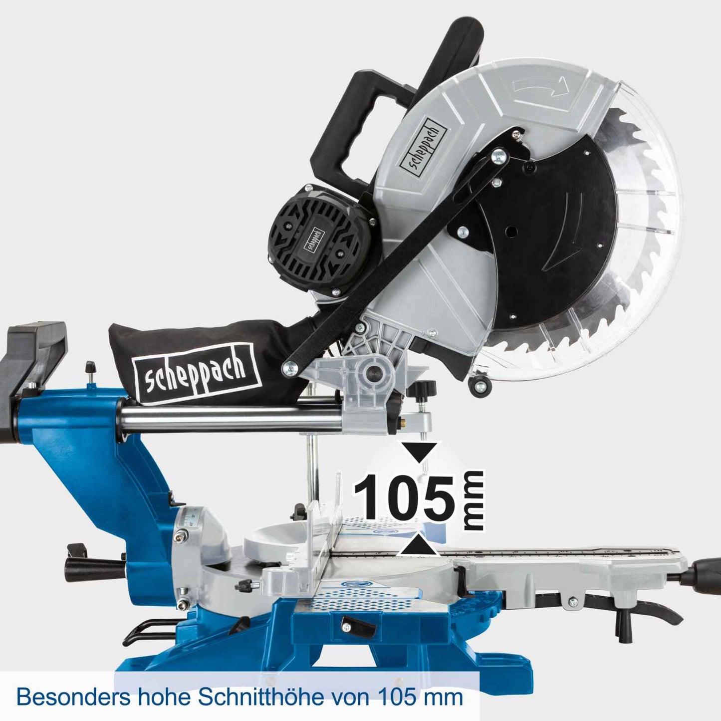 Scheppach preklopna potezna pila HM140L 305mm - Scheppach - HM140L - Stacionarne mašine > Potezne i nagibne testere-pile