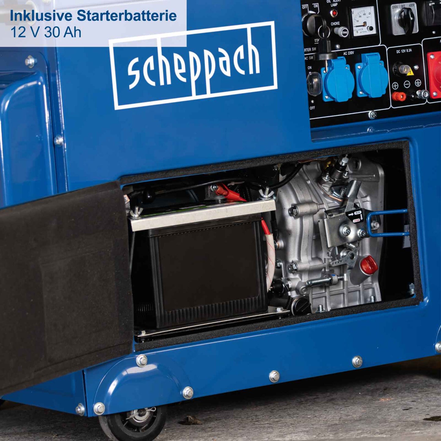 Scheppach agregat za struju SG5200D 5kW - Scheppach - SG5200D - Agregati za struju > Dizel agregati - detalj 7
