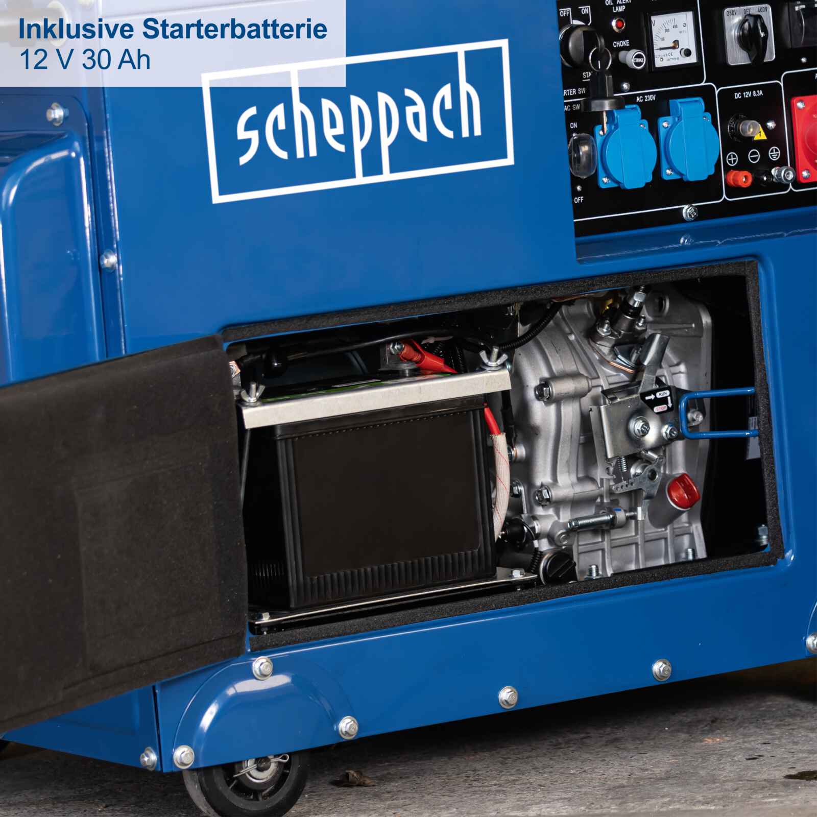 Scheppach agregat za struju SG5200D 5kW - Scheppach - SG5200D - Agregati za struju > Dizel agregati - detalj 7