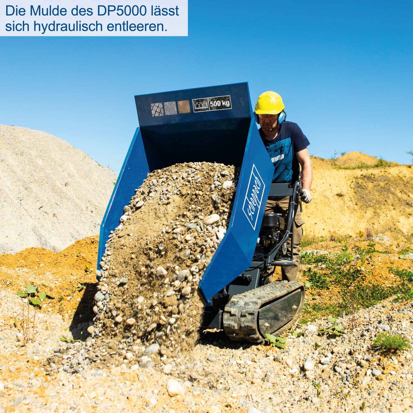 Scheppach motorna kolica Dumper DP5000 5.6 KS - Scheppach - DP5000 - Vrt i poljoprivreda > Multifunkcionalni vrtni alati