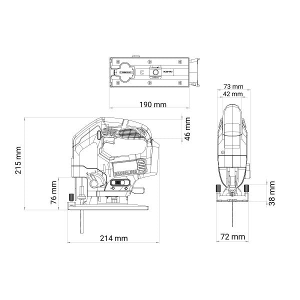 FUSE akumulatorska brushless ubodna testera VLP 1320 - Fuse ubodne testere - SKU 072307