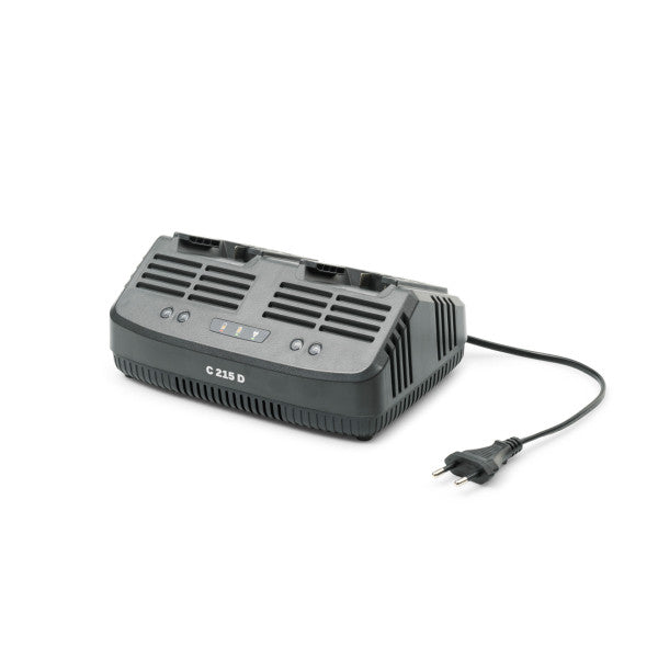 Punjač Stiga C 215 D 2x2A - Baterijski alat 20 V - SKU 077235