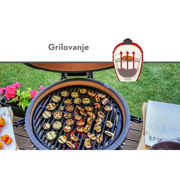 Kamado roštilj 55 cm - Roštilji - SKU 079725 - detalj 14