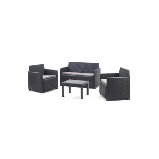 Baštenski set Arena sa 4 jastuka - Plastični setovi - SKU 079731